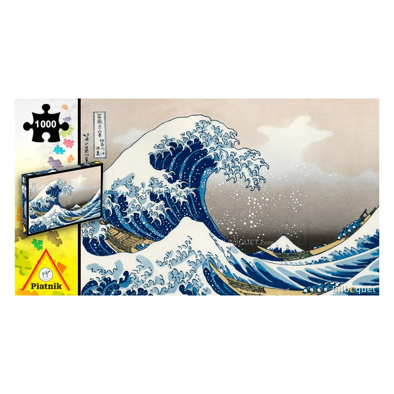 Puzzle La grande vague par Hokusai 1000 pièces