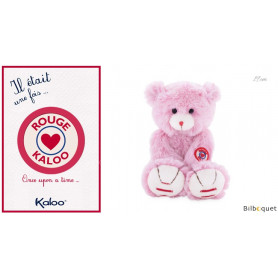 Petit Ours rose 19cm - Kaloo Rouge