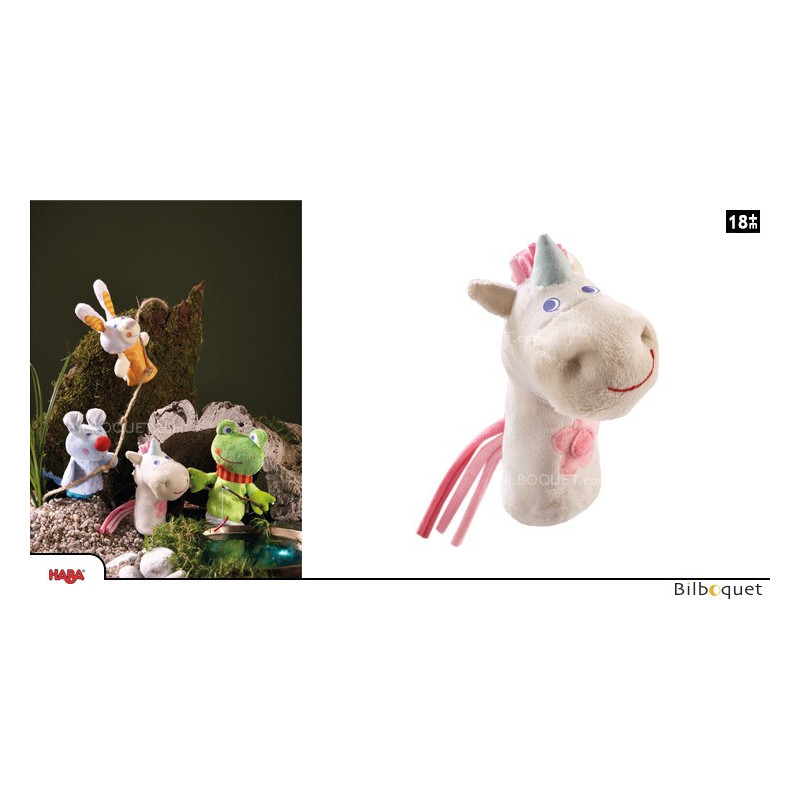 Marionnettes à doigts Licornes - Peluches, poupées et marionnettes