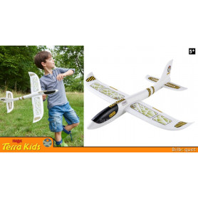 Terra Kids Maxi Planeur Haba - Avion à Lancer Enfant