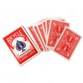 Card game to do magic - double back red