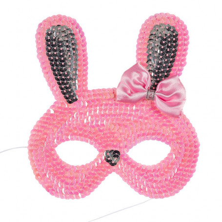 Masque rose chat - accessoire déguisement enfant