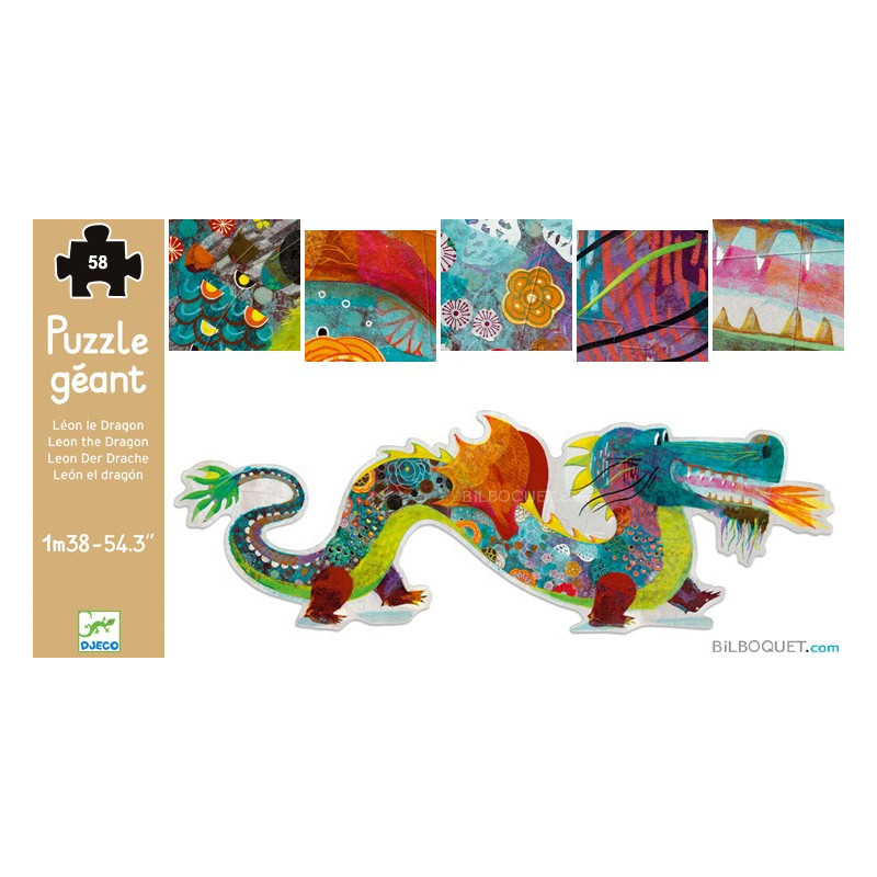 Puzzle - DJECO - Silhouette Fée - 36 pièces - Fantastique - Enfant
