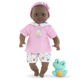 Alyzée Bath Baby Doll 30cm with frog