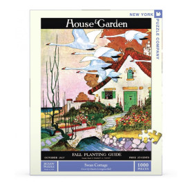 House & Garden 1000-piece jigsaw puzzle - Swan Cottage
