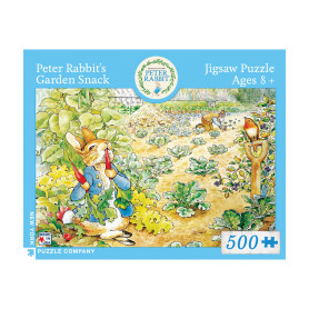 Puzzle 500 pièces Beatrix Potter - Peter Rabbit's Garden Snack