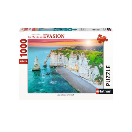 1000 pieces puzzle The cliffs of Etretat