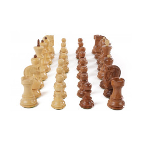 Russian zagreb boxwood/acacia chess pieces n°5