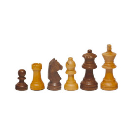 Staunton boxwood/acacia chess pieces n°5