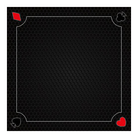 Carpet Multi 60 Heart of Spades Excellence Black