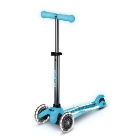 Mini Micro DELUXE GLOW Aqua - LED wheels - scooter 2-5 years