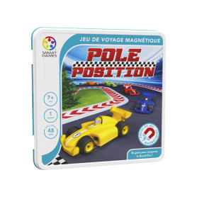 Pole position - 48 défis - Jeu de voyage magnétique - boite métal