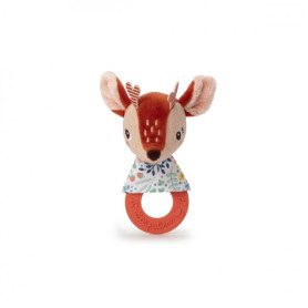 Teething rattle - Stella le faon