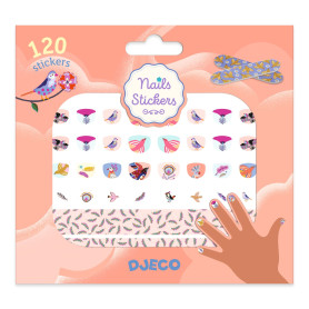 Stickers d'ongles - plumes