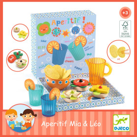 Coffret Apéritif Mia & Léo - 21 pièces