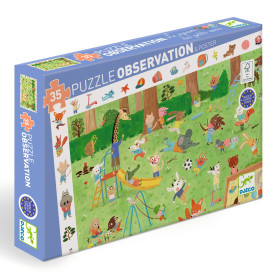 35-piece observation puzzle - The little friends' square