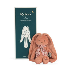 Cuddly rabbit puppet 35cm terracotta - Kaloo Lapinoo