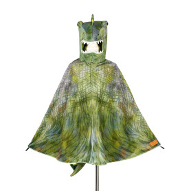 T Rex green cape - Size 4-5 years