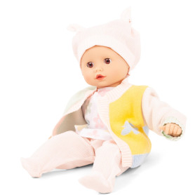 Poupon Muffin 33 cm - Tenue Baby Colours avec Accessoires - Götz