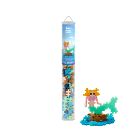 PLUS-PLUS Little Mermaid Tube, Educational Toy – Mermaid Inspired by Andersen’s Tale