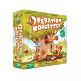 Opération Noisettes Auzou, Jeu collaboratif enfants écureuils.