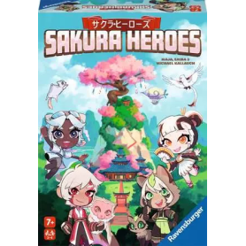 Plateau Sakura Heroes Ravensburger, figurines héros Sakura Ravensburger