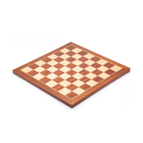 Mahogany and Maple Chessboard - Size 38cm - Elegance and Tradition