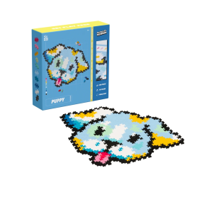 Puppy puzzle - 500 Plus-Plus pieces: educational and creative game