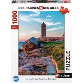 Puzzle 1000 pièces - Le Sentier des Douaniers, Bretagne - Nathan