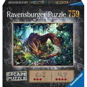 Puzzle Escape 759 pièces - Dans la Grotte du Dragon - Ravensburger