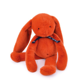 Peluche Lapin 37 cm Potiron – fabriqué en France