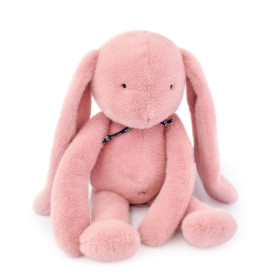 Peluche Lapin 37 cm Rosé – fabriqué en France