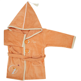 Bathrobe 2/4 Years Wild Goose Peach - L'Oiseau Bateau