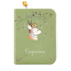 Protège carnet de santé Daim courroné - L'oiseau bateau