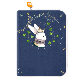 Protège carnet de santé Lapin couronné - L'oiseau bateau